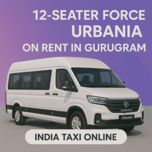 12 Seater Force Urbania on Rent in Gurugram