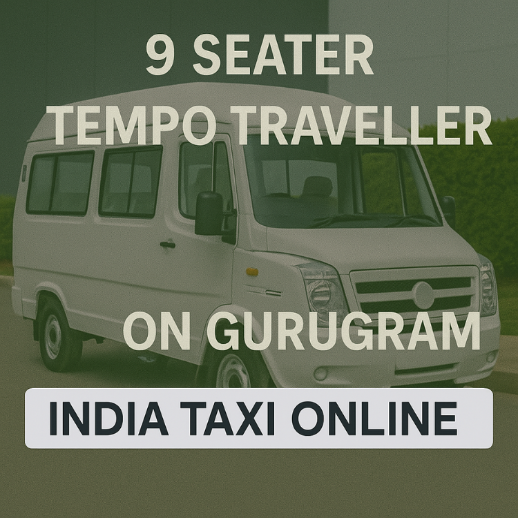 9 Seater Tempo Traveller on rent in Gurugram