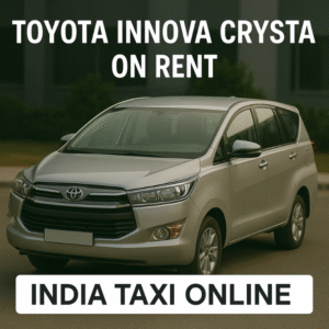 Toyota Innova Crysta on Rent in Gurugram
